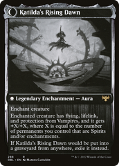 Katilda, Dawnhart Martyr // Katilda's Rising Dawn (DBL-288) - Innistrad: Double Feature: (Double Faced Transform) | Grognard Games
