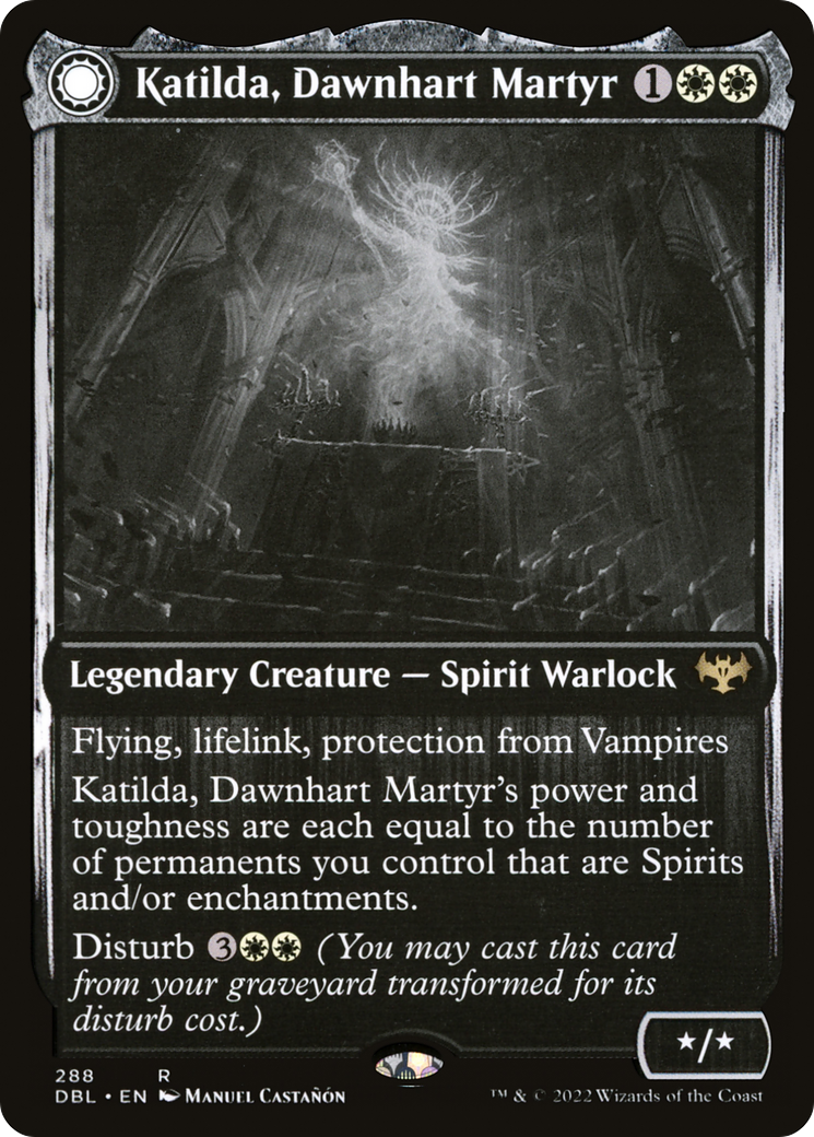 Katilda, Dawnhart Martyr // Katilda's Rising Dawn [Innistrad: Double Feature] | Grognard Games