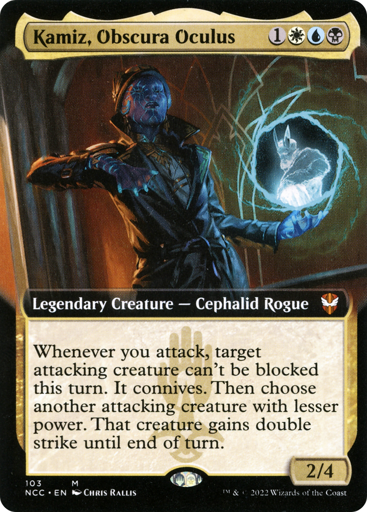 Kamiz, Obscura Oculus (Extended Art) [Streets of New Capenna Commander] | Grognard Games