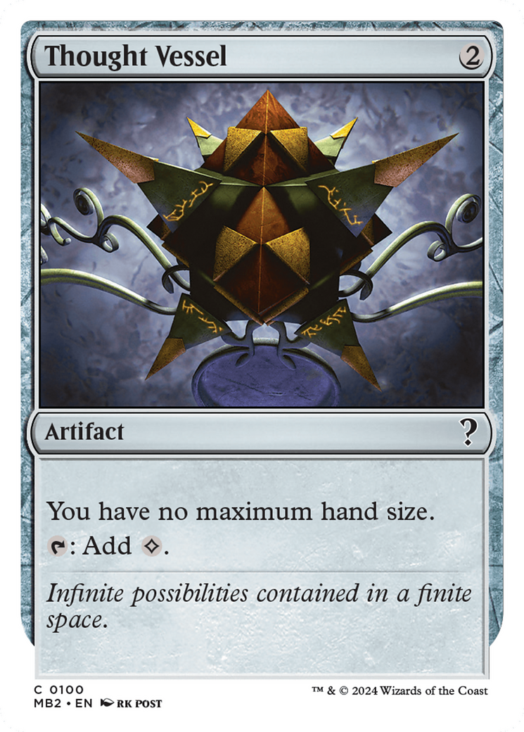 Thought Vessel (White Border) [Mystery Booster 2] | Grognard Games