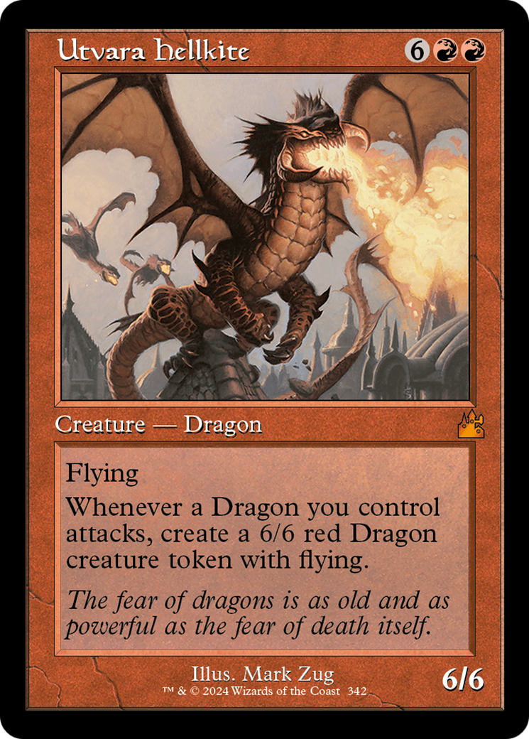 Utvara Hellkite (Retro Frame) [Ravnica Remastered] | Grognard Games