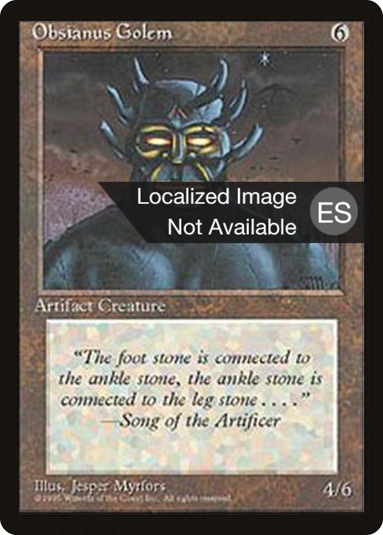 Obsianus Golem [Fourth Edition (Foreign Black Border)] | Grognard Games