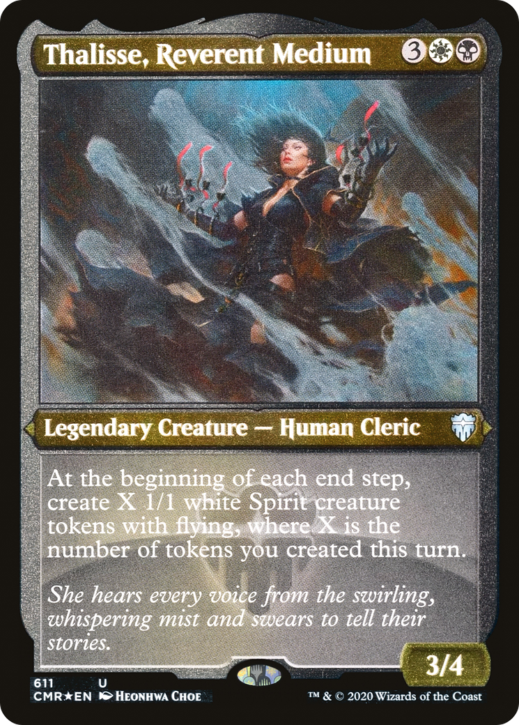 Thalisse, Reverent Medium (Etched) [Commander Legends] | Grognard Games