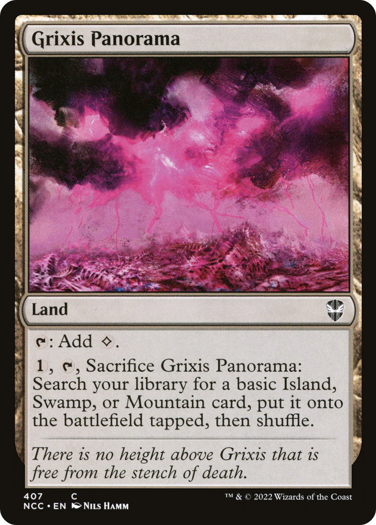 Grixis Panorama [Streets of New Capenna Commander] | Grognard Games