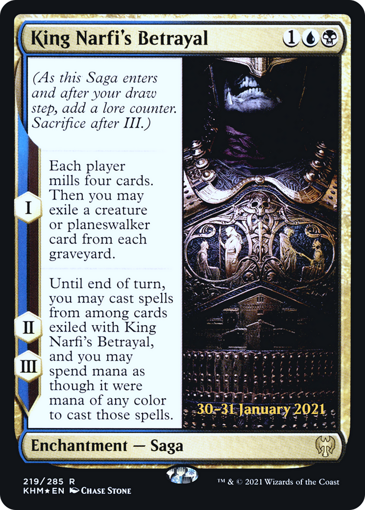 King Narfi's Betrayal [Kaldheim Prerelease Promos] | Grognard Games