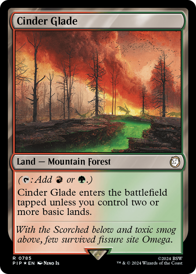 Cinder Glade (Surge Foil) [Fallout] | Grognard Games