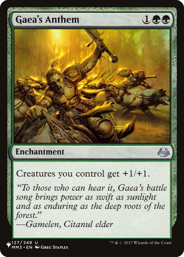 Gaea's Anthem (MM3) [The List] | Grognard Games