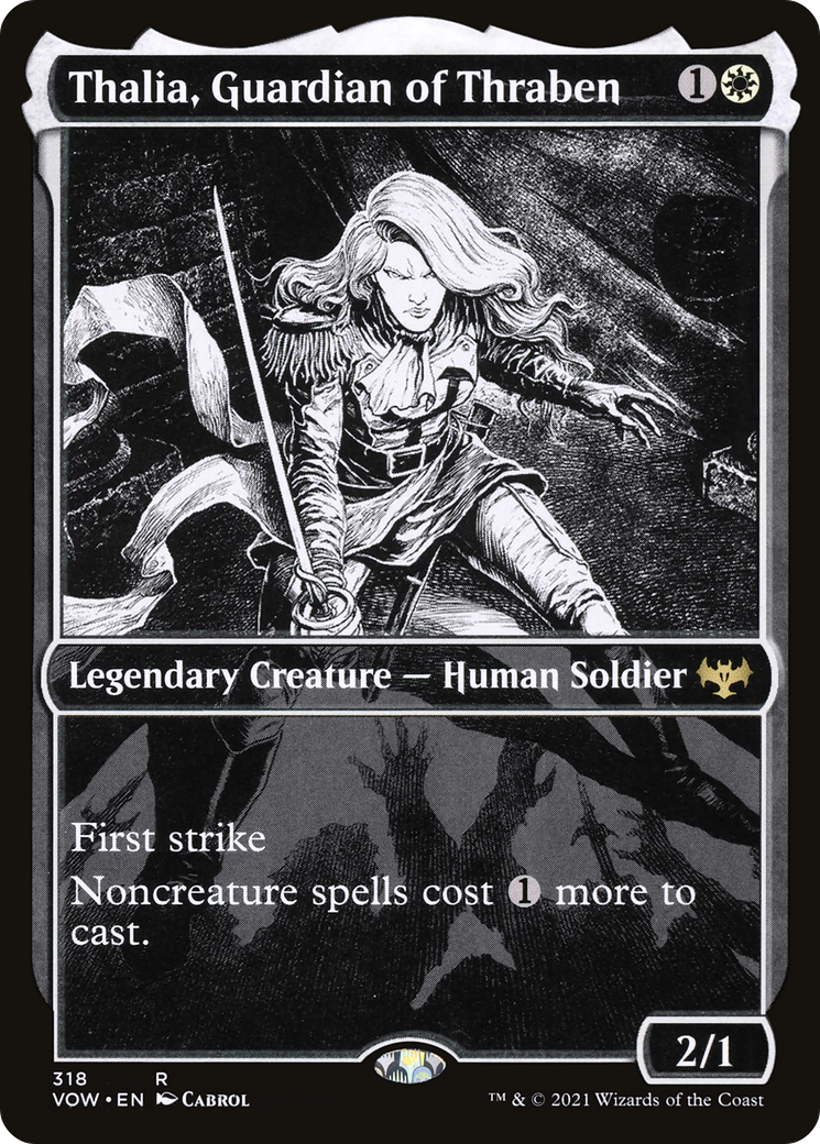 Thalia, Guardian of Thraben (Showcase Eternal Night) [Innistrad: Crimson Vow] | Grognard Games