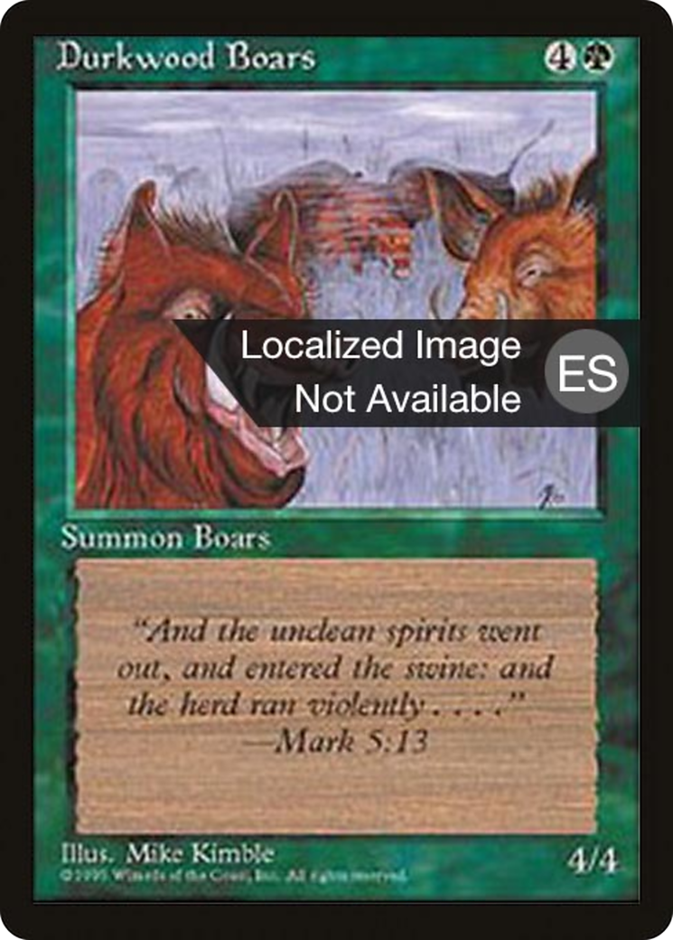 Durkwood Boars [Fourth Edition (Foreign Black Border)] | Grognard Games
