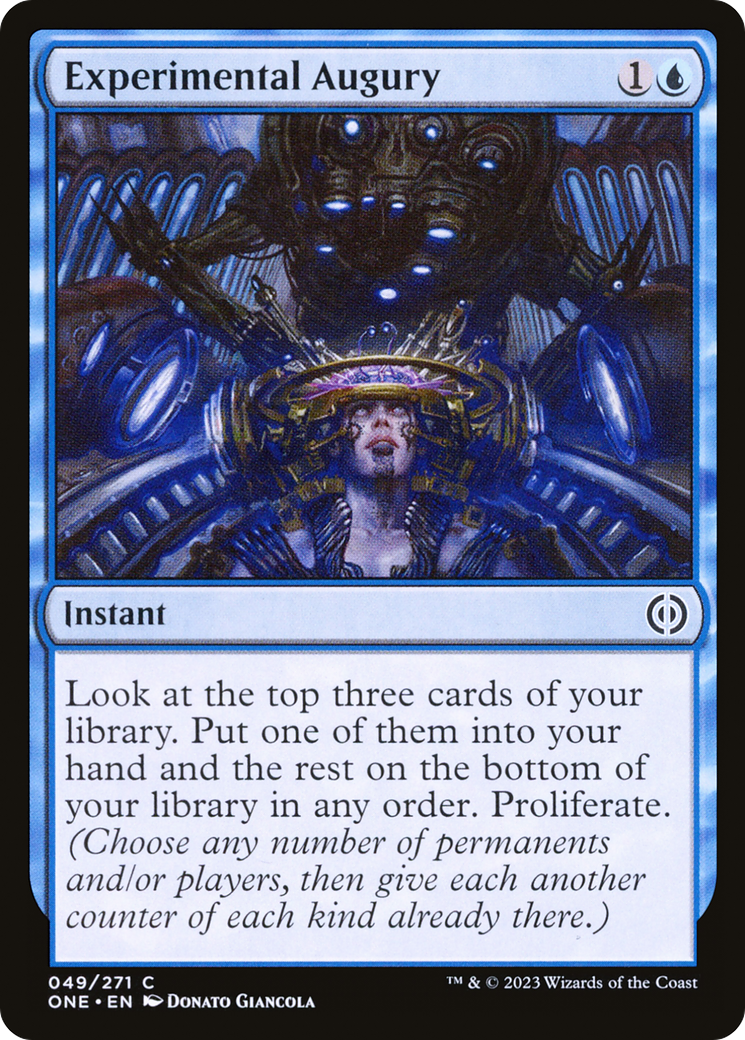 Experimental Augury [Phyrexia: All Will Be One] | Grognard Games