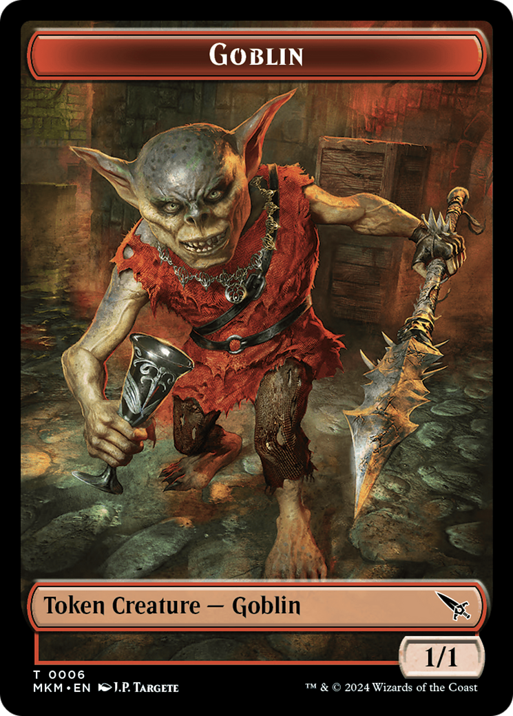 Goblin Token [Murders at Karlov Manor Tokens] | Grognard Games