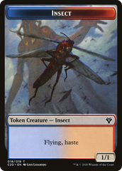 Treasure // Insect Double-Sided Token [Secret Lair: Heads I Win, Tails You Lose Tokens] | Grognard Games
