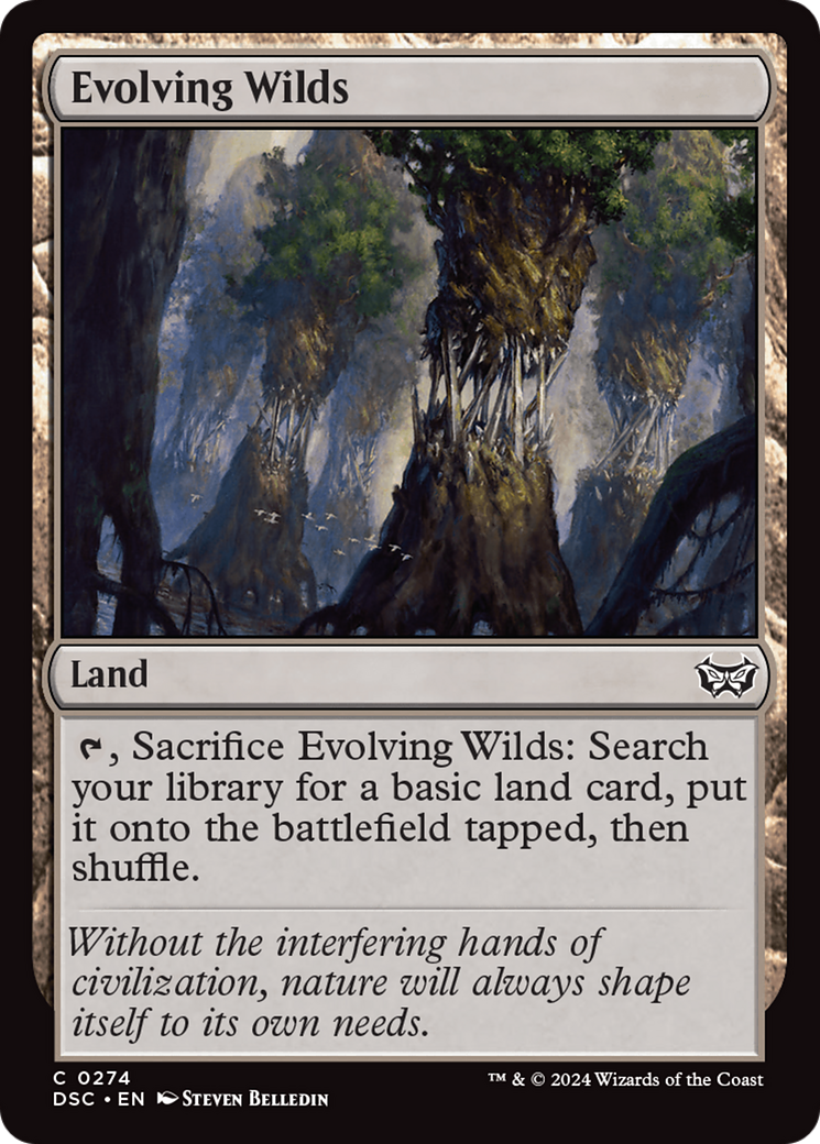 Evolving Wilds [Duskmourn: House of Horror Commander] | Grognard Games