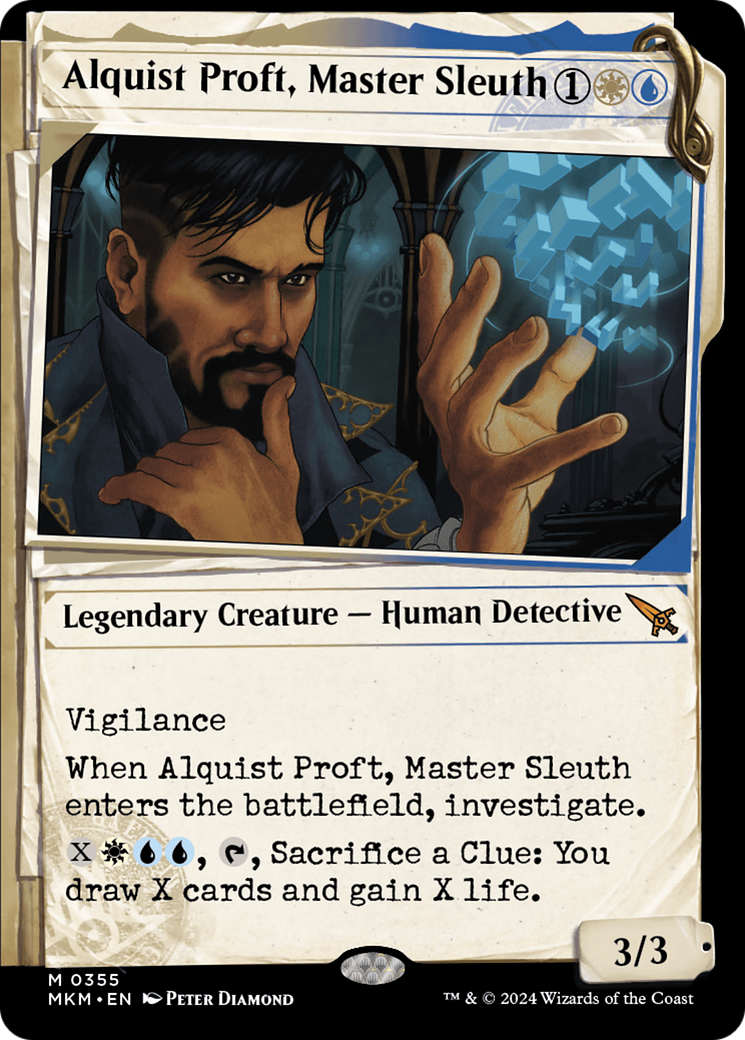 Alquist Proft, Master Sleuth (Showcase) [Murders at Karlov Manor] | Grognard Games