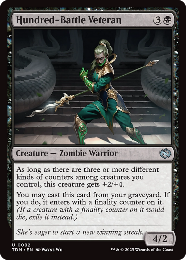 Hundred-Battle Veteran [Tarkir: Dragonstorm] | Grognard Games