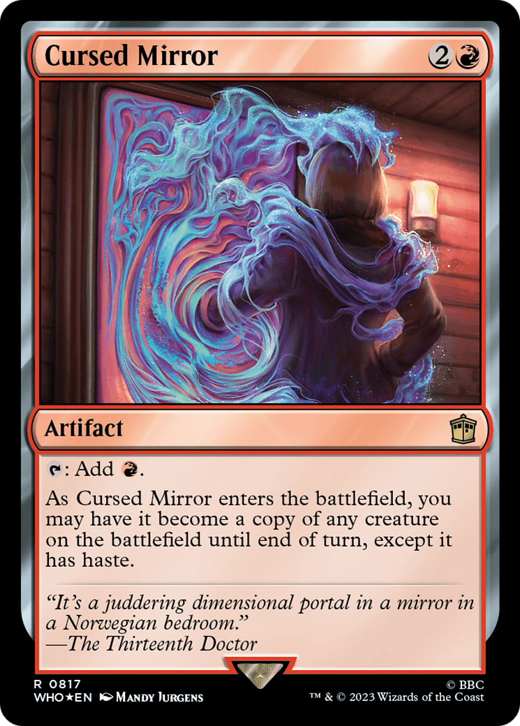 Cursed Mirror (Surge Foil) [Doctor Who] | Grognard Games