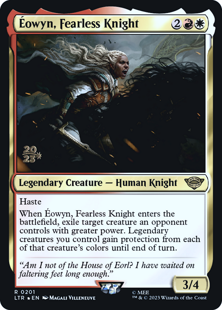 Eowyn, Fearless Knight [The Lord of the Rings: Tales of Middle-Earth Prerelease Promos] | Grognard Games