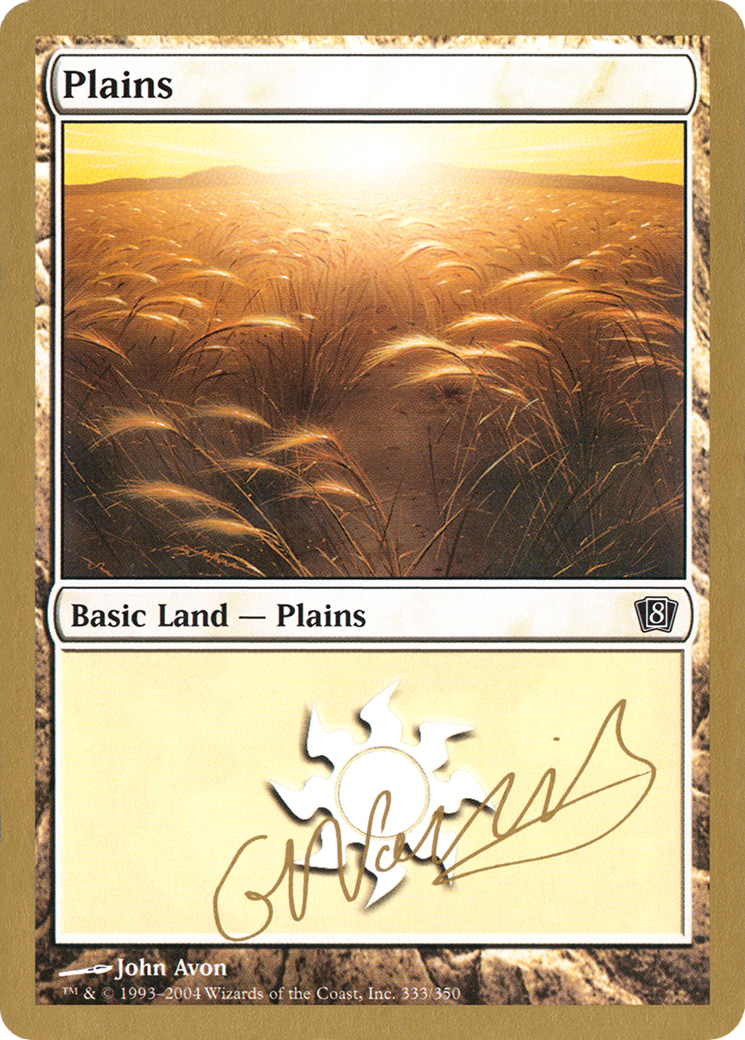 Plains (gn333) (Gabriel Nassif) [World Championship Decks 2004] | Grognard Games