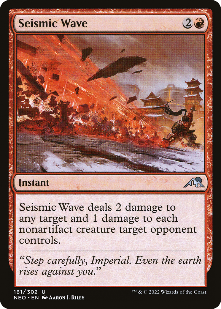 Seismic Wave [Kamigawa: Neon Dynasty] | Grognard Games