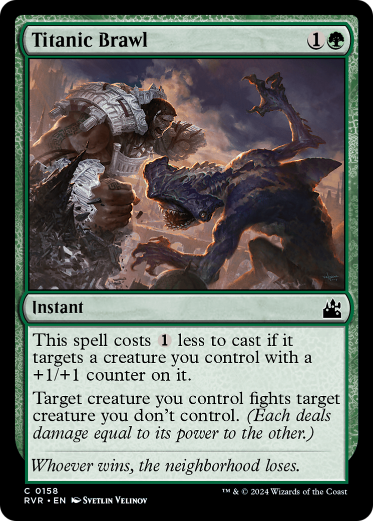 Titanic Brawl [Ravnica Remastered] | Grognard Games
