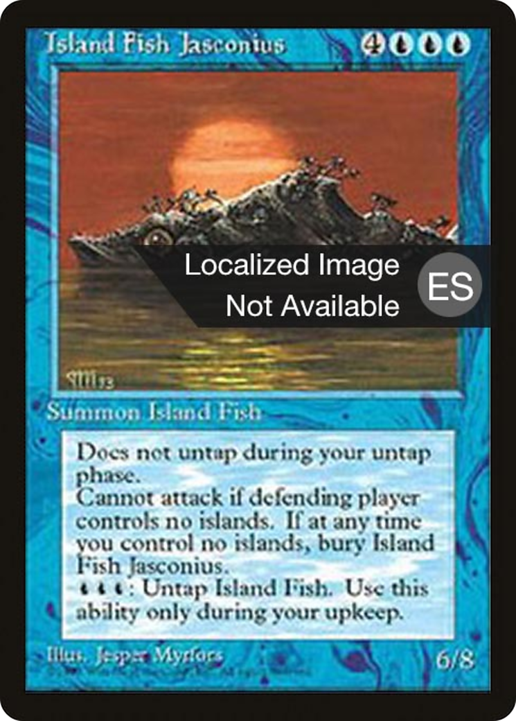 Island Fish Jasconius [Fourth Edition (Foreign Black Border)] | Grognard Games