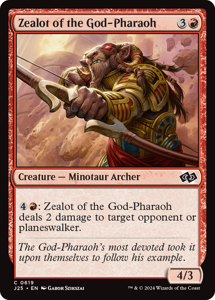 Zealot of the God-Pharaoh [Foundations Jumpstart] | Grognard Games