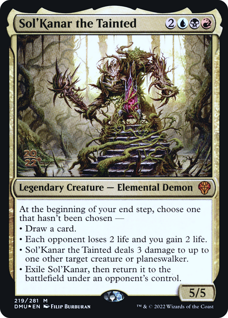 Sol'Kanar the Tainted [Dominaria United Prerelease Promos] | Grognard Games