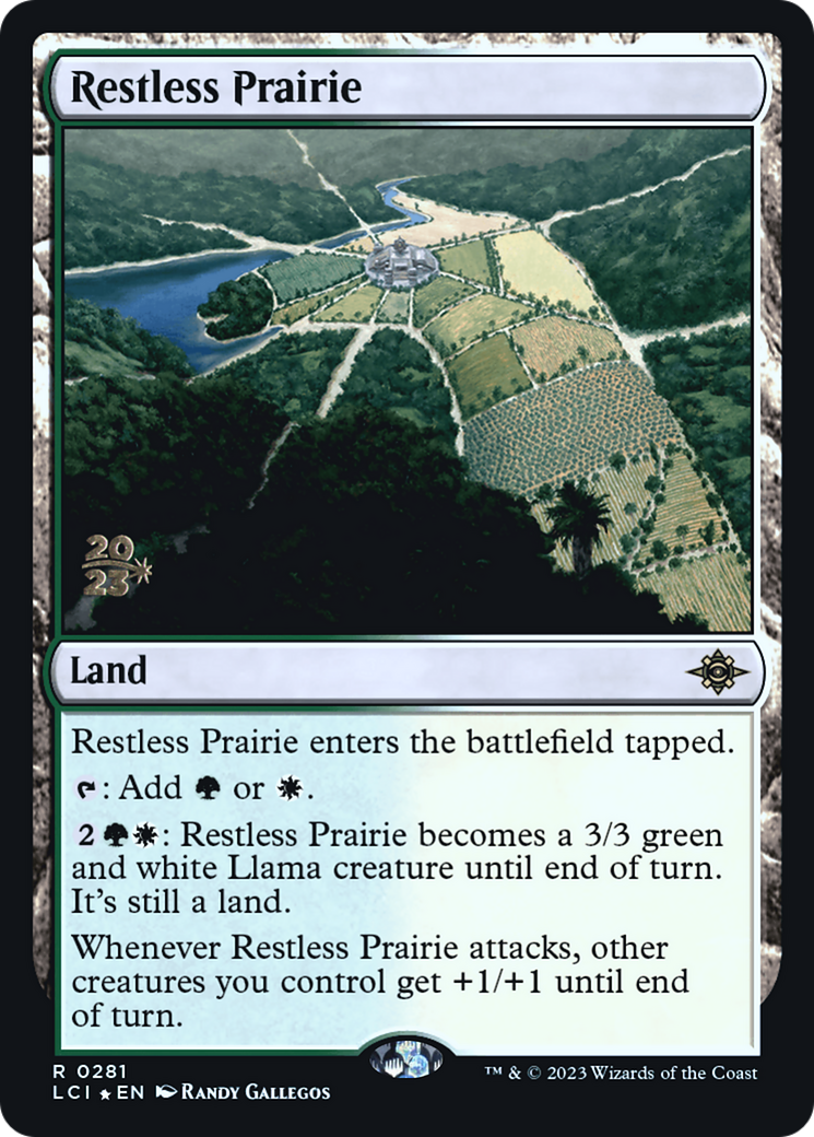 Restless Prairie [The Lost Caverns of Ixalan Prerelease Cards] | Grognard Games