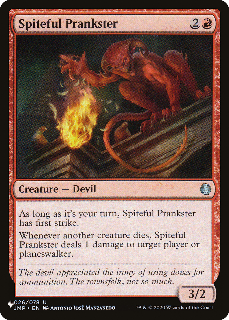 Spiteful Prankster [The List] | Grognard Games