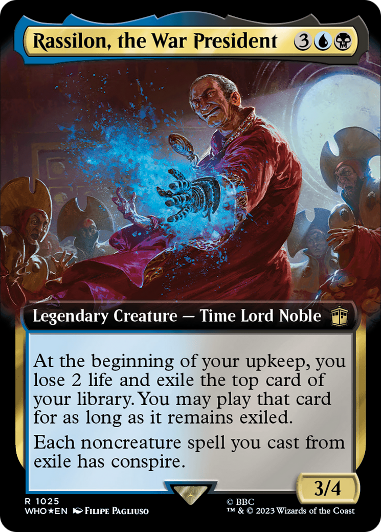 Rassilon, the War President (Extended Art) (Surge Foil) [Doctor Who] | Grognard Games