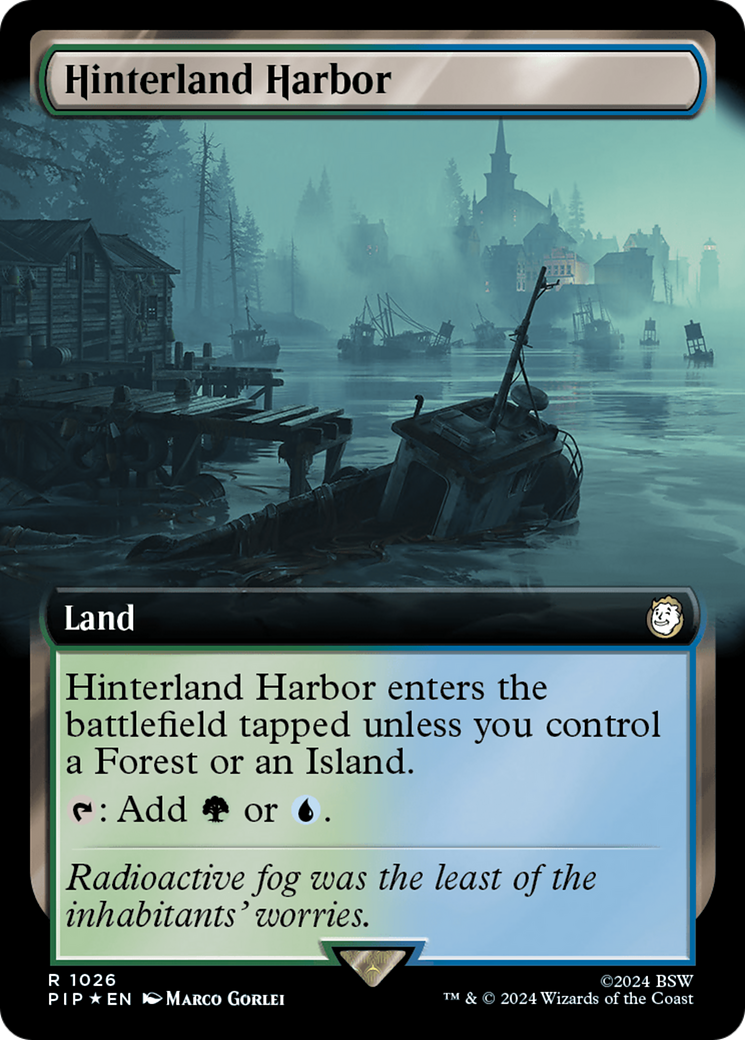 Hinterland Harbor (Extended Art) (Surge Foil) [Fallout] | Grognard Games