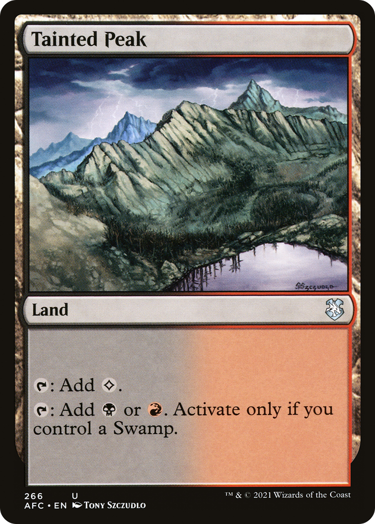 Tainted Peak [Dungeons & Dragons: Adventures in the Forgotten Realms Commander] | Grognard Games