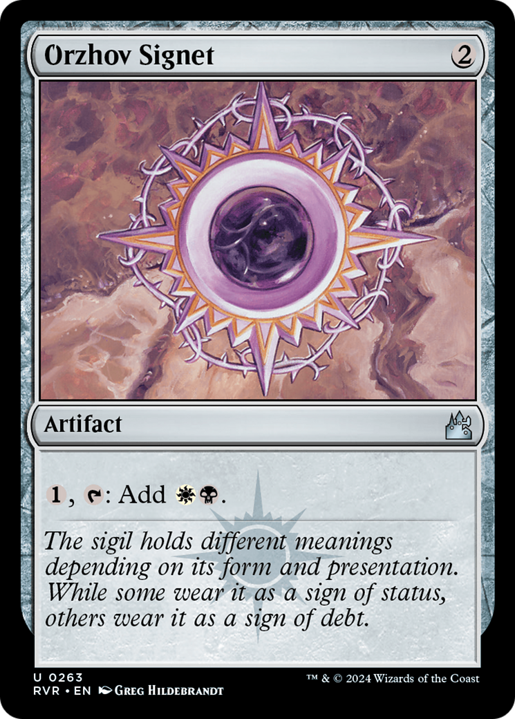 Orzhov Signet [Ravnica Remastered] | Grognard Games