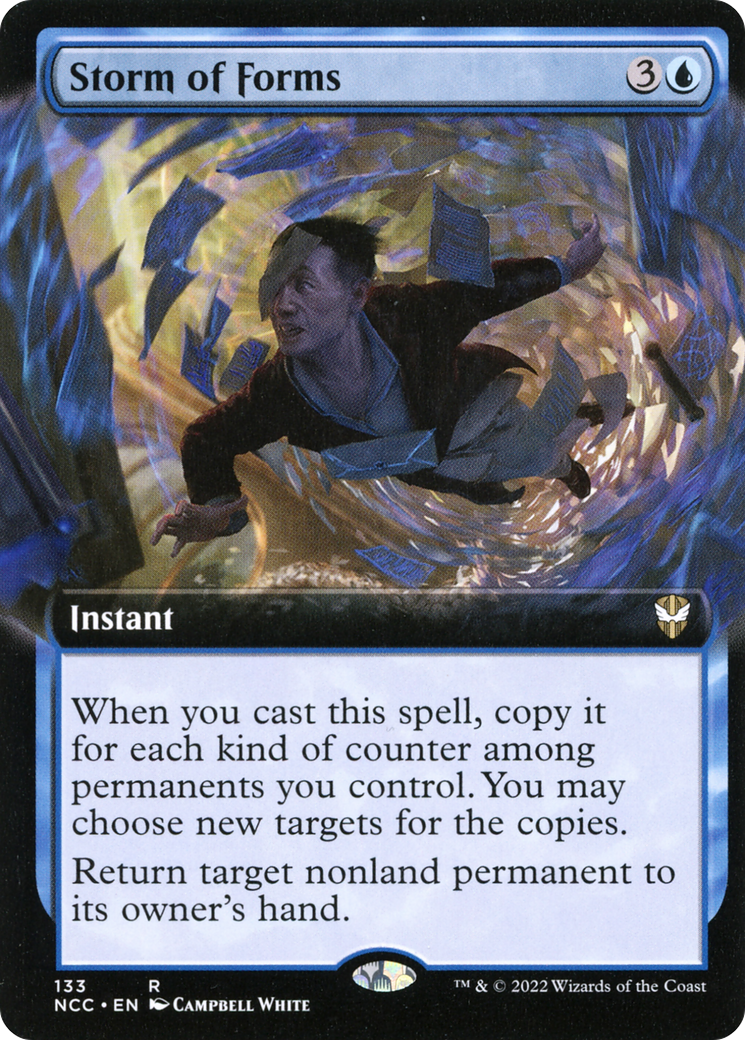 Storm of Forms (Extended Art) [Streets of New Capenna Commander] | Grognard Games