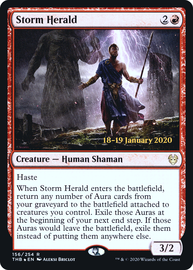 Storm Herald [Theros Beyond Death Prerelease Promos] | Grognard Games