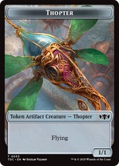 Thopter // Bird Double-Sided Token [Tarkir: Dragonstorm Commander Tokens] | Grognard Games
