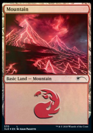 Mountain (Lightning) (570) [Secret Lair Drop Promos] | Grognard Games