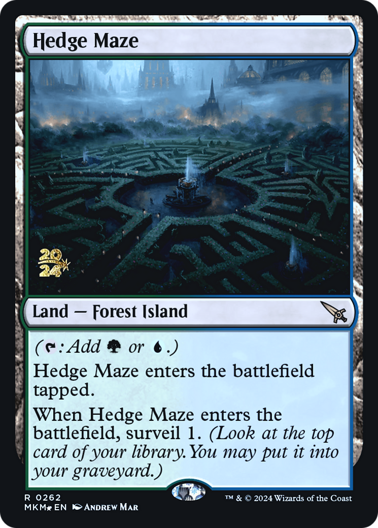 Hedge Maze [Murders at Karlov Manor Prerelease Promos] | Grognard Games