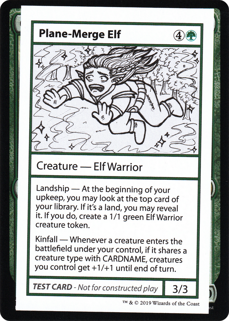 Plane-Merge Elf (2021 Edition) [Mystery Booster Playtest Cards] | Grognard Games