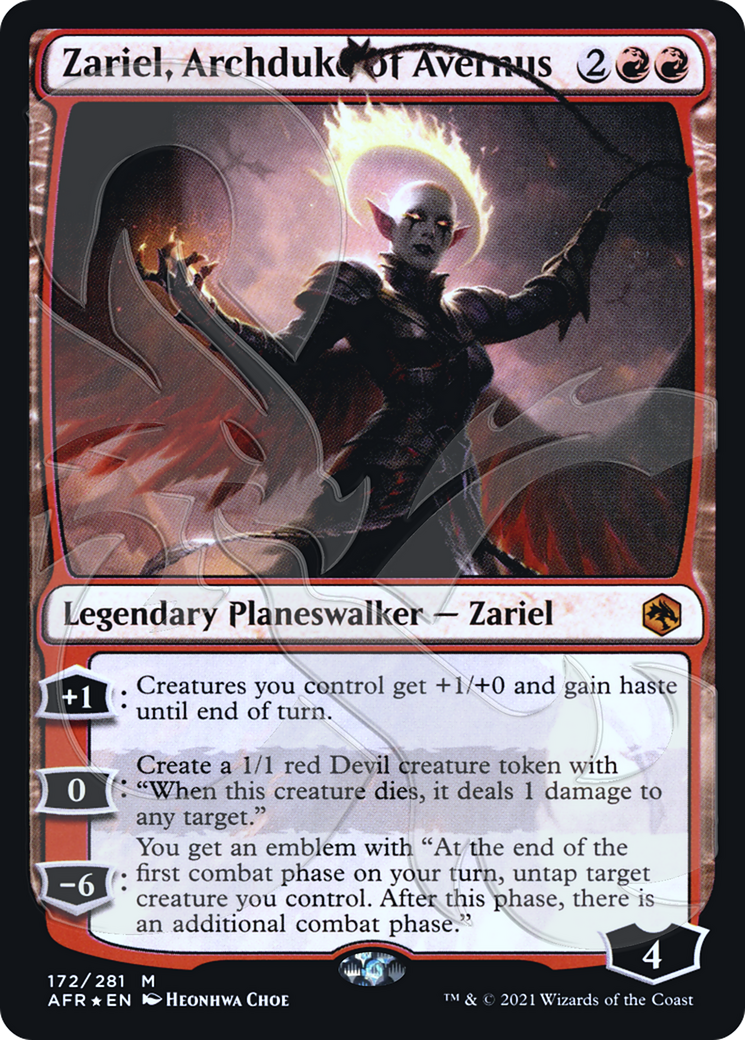 Zariel, Archduke of Avernus (Ampersand Promo) [Dungeons & Dragons: Adventures in the Forgotten Realms Promos] | Grognard Games