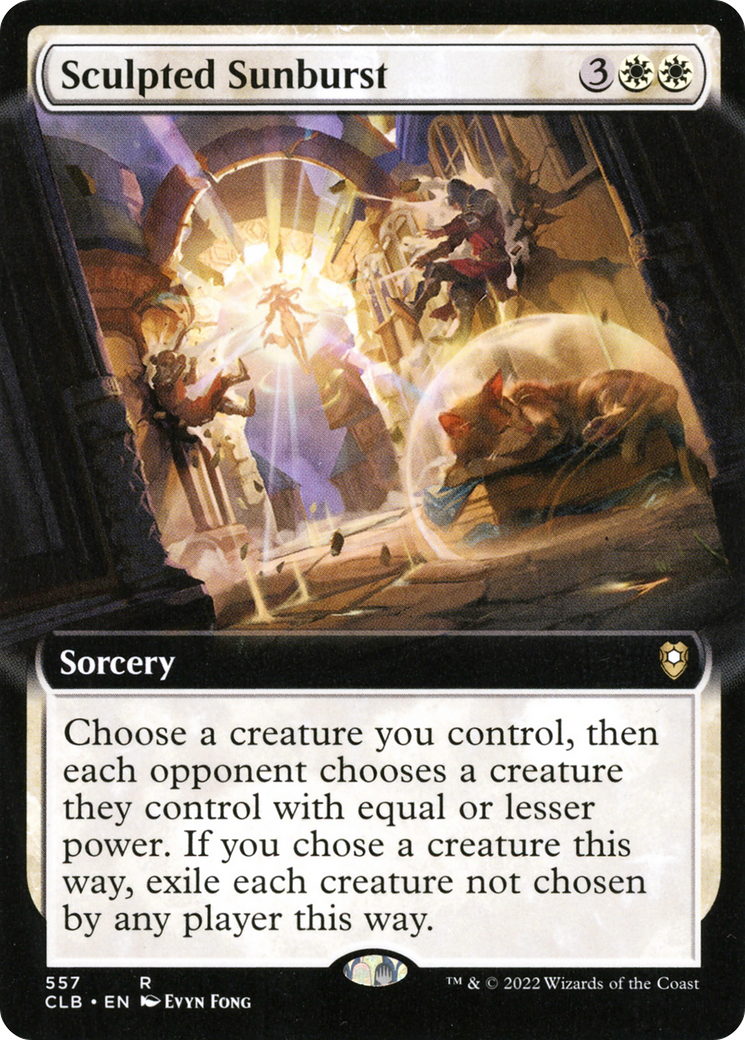 Sculpted Sunburst (Extended Art) [Commander Legends: Battle for Baldur's Gate] | Grognard Games