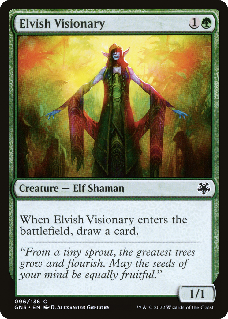 Elvish Visionary [Game Night: Free-for-All] | Grognard Games