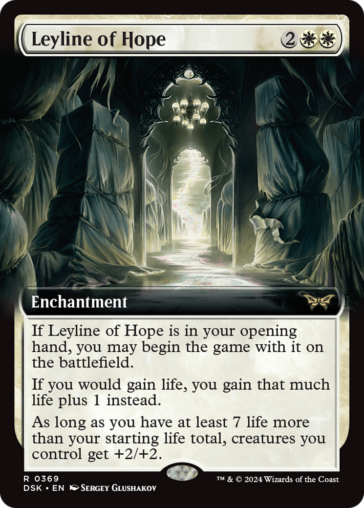 Leyline of Hope (Extended Art) [Duskmourn: House of Horror] | Grognard Games