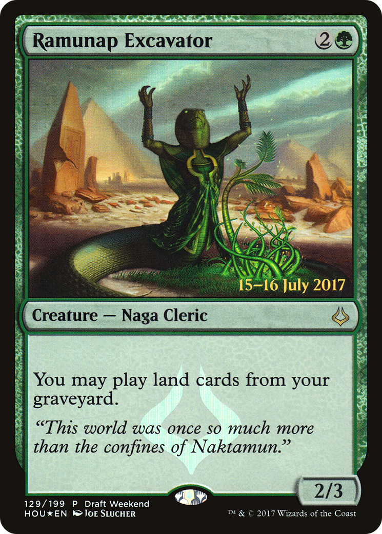 Ramunap Excavator (Draft Weekend) [Hour of Devastation Promos] | Grognard Games