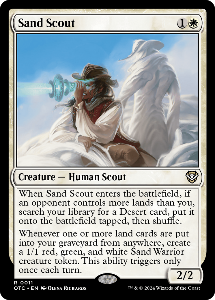 Sand Scout [Outlaws of Thunder Junction Commander] | Grognard Games