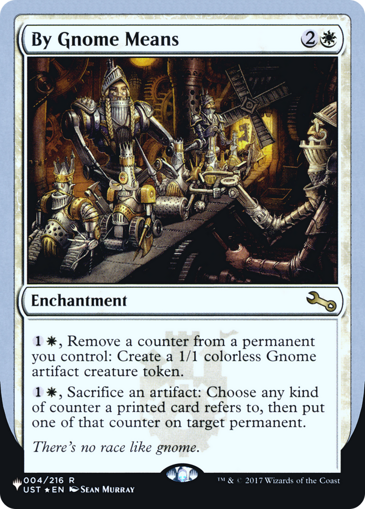 By Gnome Means (Unfinity Foil Edition) [The List] | Grognard Games