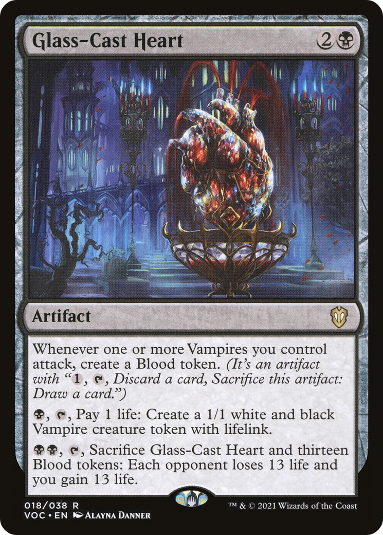 Glass-Cast Heart [Innistrad: Crimson Vow Commander] | Grognard Games