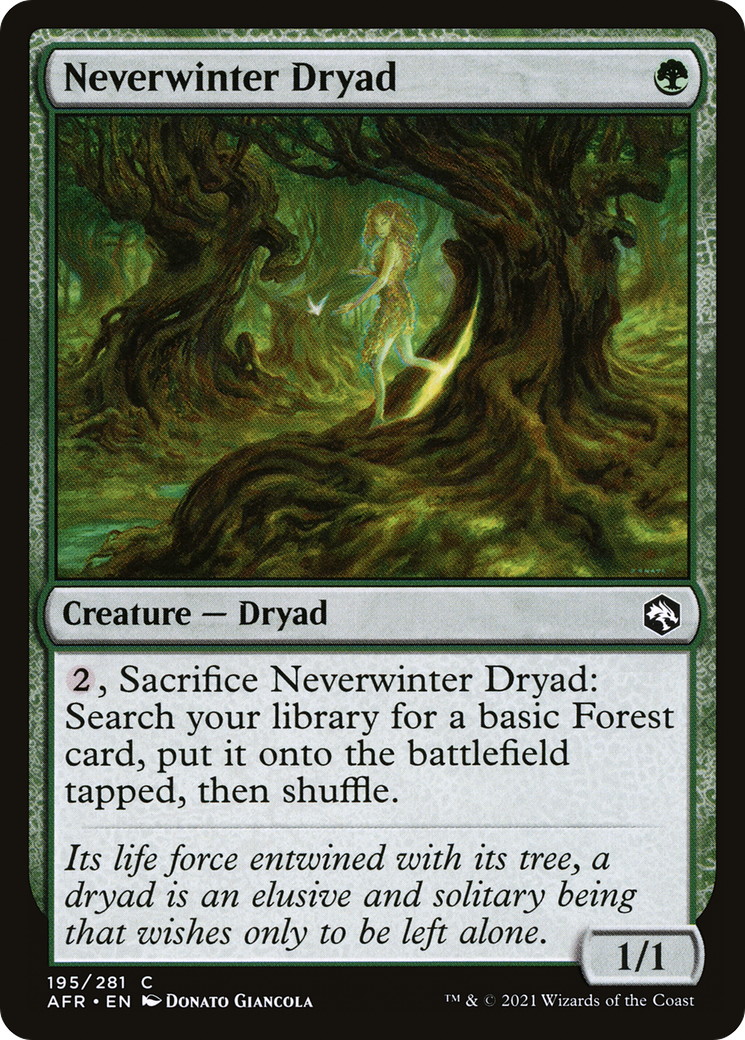 Neverwinter Dryad [Dungeons & Dragons: Adventures in the Forgotten Realms] | Grognard Games