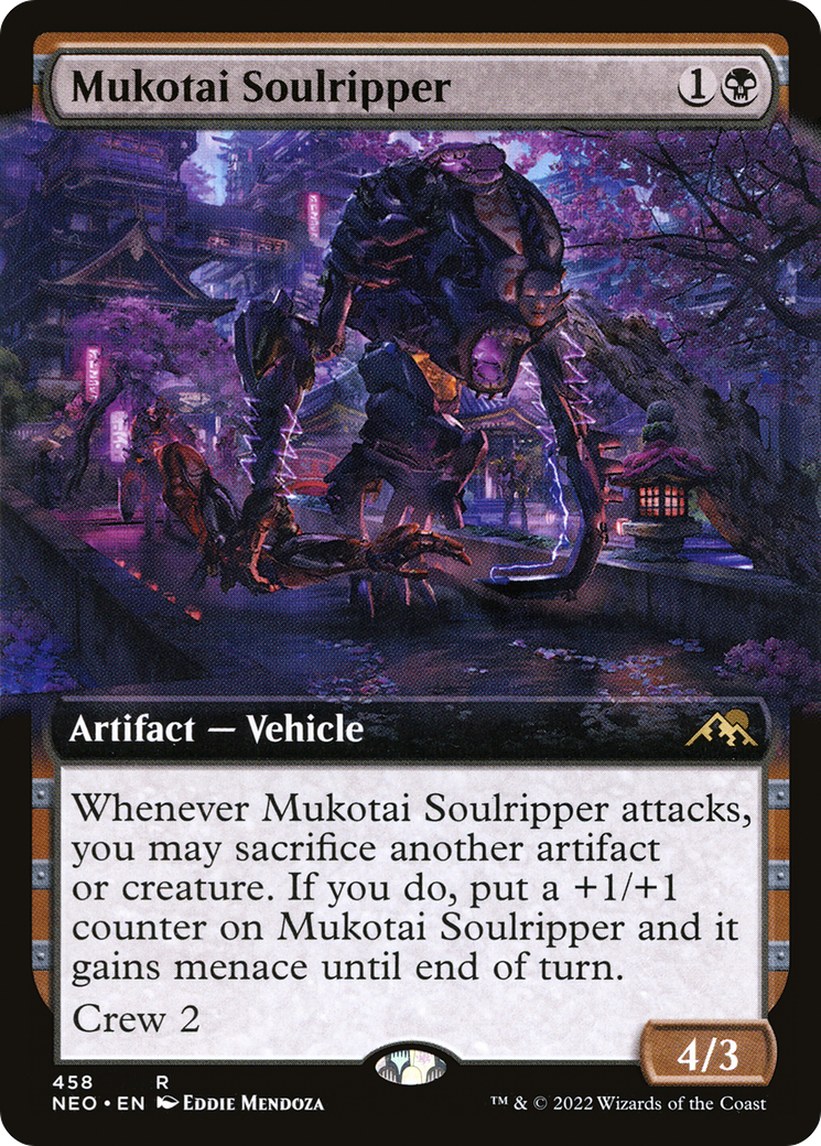 Mukotai Soulripper (Extended Art) [Kamigawa: Neon Dynasty] | Grognard Games