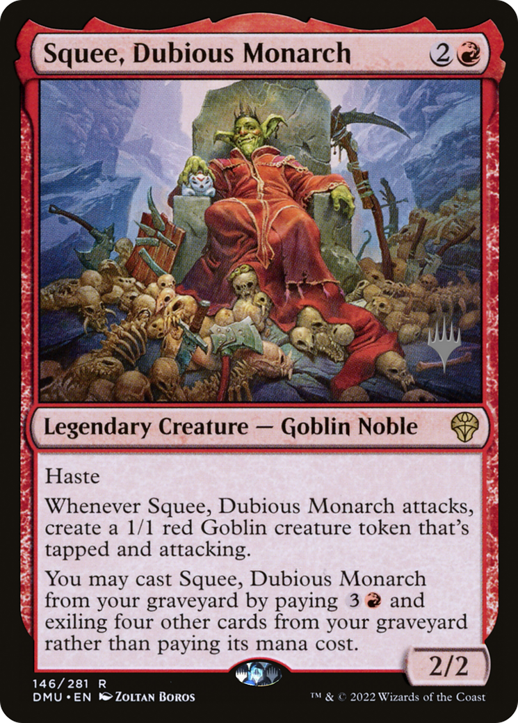 Squee, Dubious Monarch (Promo Pack) [Dominaria United Promos] | Grognard Games